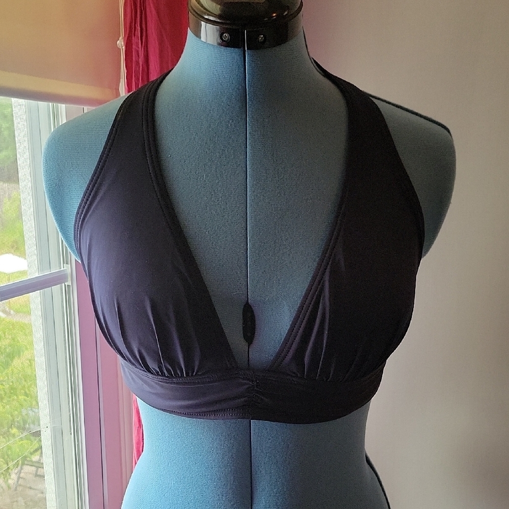 Women's Black Halter Bralette